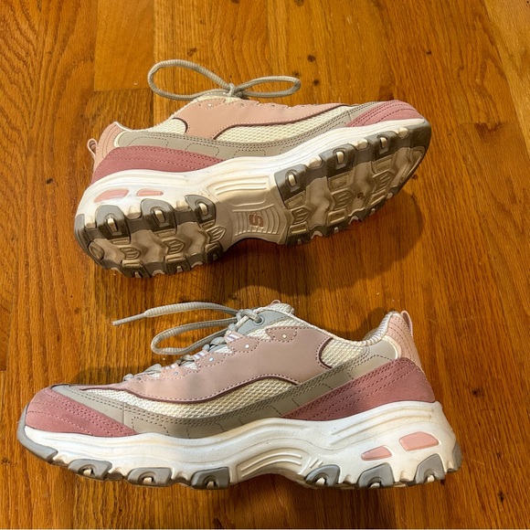 Skechers pink walking shoes size 9 - Picture 6 of 8